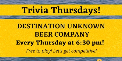 FREE Thursday Trivia Show! At DUBCO in Bay Shore primary image