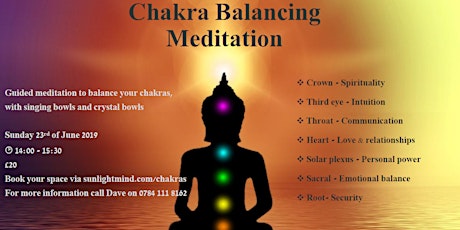 Chakra Balancing Meditation primary image