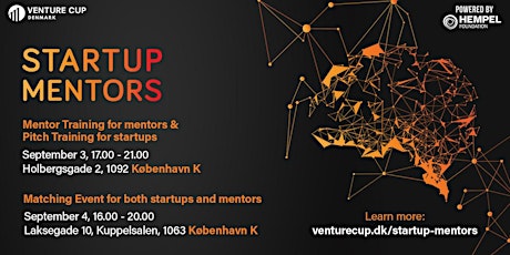 STARTUP MENTORS EVENT: Batch 2 / Copenhagen primary image