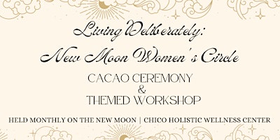 Imagem principal do evento Living Deliberately: New Moon Women's Circle