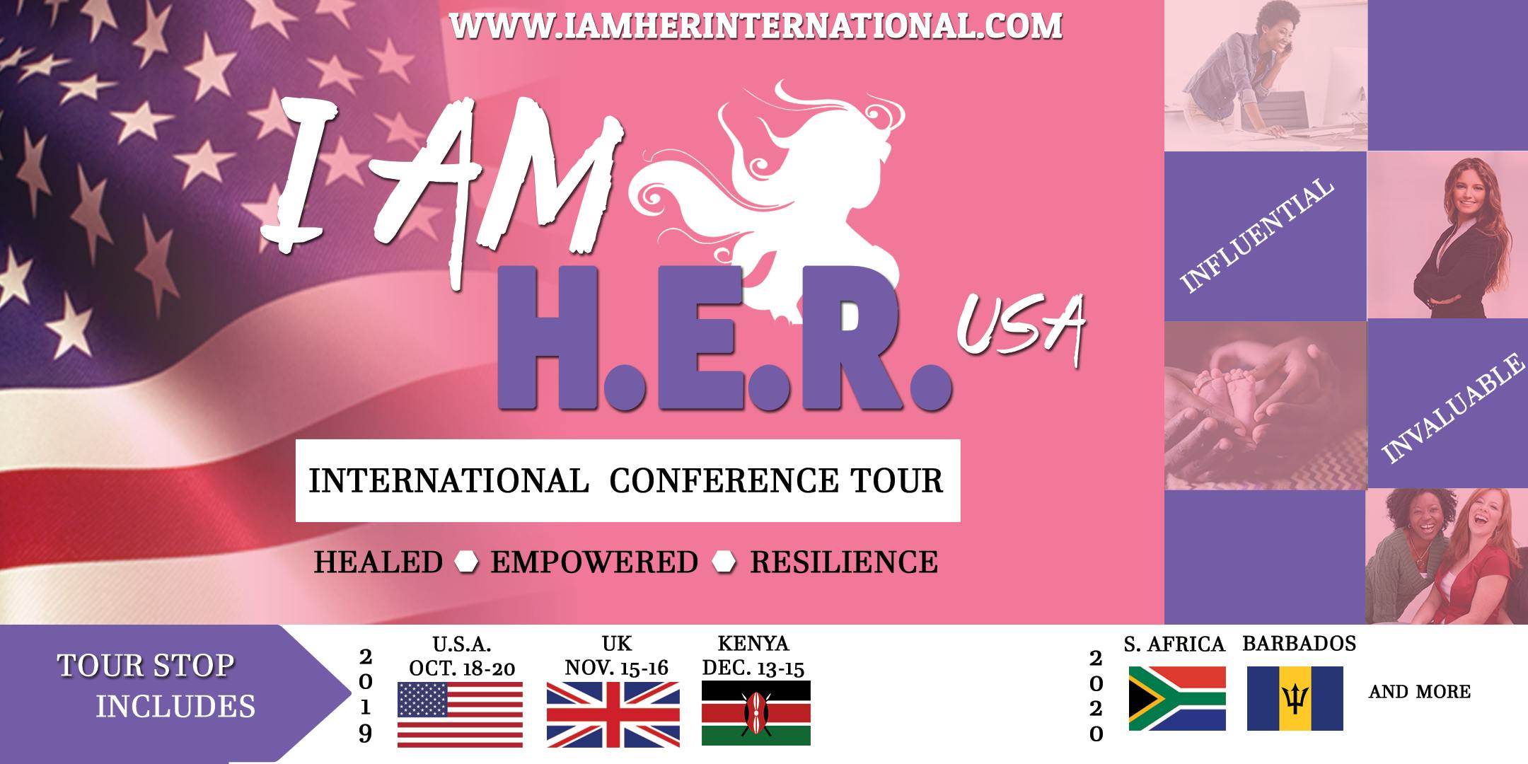 I Am H.E.R. USA International Conference Tour