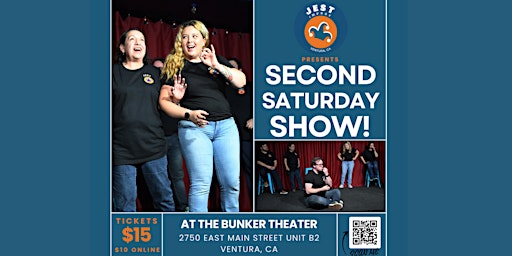 Jest Improv's Second Saturday Improv Comedy Show: Featuring the Jesties! primary image