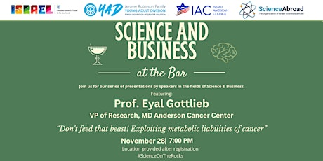 Image principale de Science & Business at the Bar Lecture