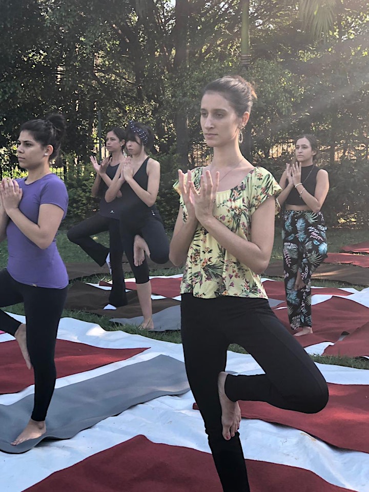 Imagem do evento Aula solidária de  Yoga no Centro de Tradições Veganas