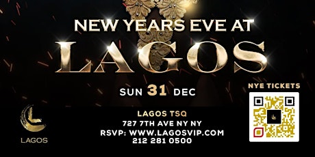 New Years Eve Extravaganza at Lagos, Times Square primary image