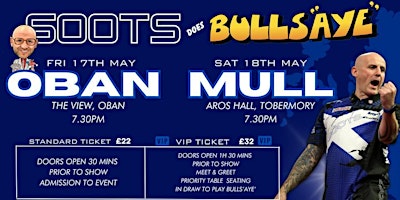 Imagem principal do evento Soots does Bulls"aye" - Aros Hall, Tobermory