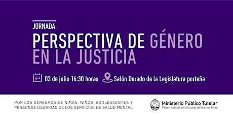 Imagen principal de Jornada: Perspectiva de Género en la Justicia
