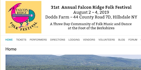 Raffle -- Falcon Ridge Folk Festival Tickets primary image