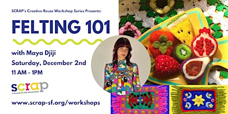 Felting 101 with Maya Djiji primary image