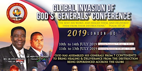 Global Invasion of God's Generals Conference