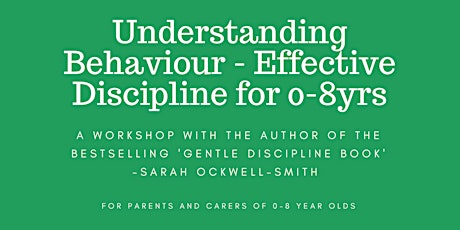 CAMBRIDGE: Understanding Behaviour - Effective Discipline for 0-8yrs primary image