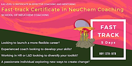 Fast-track Certificate in NeuChem® Coaching primary image