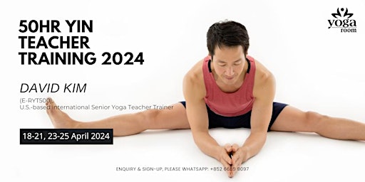 Imagen principal de 50-HR YIN YOGA TEACHER TRAINING WITH DAVID KIM 2024