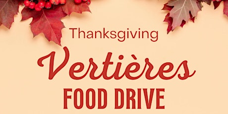 Vertieres Thanksgiving Food Drive primary image