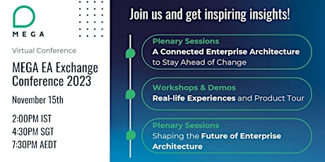 EA Exchange 2023: Taking your Enterprise Architecture to the next level primary image