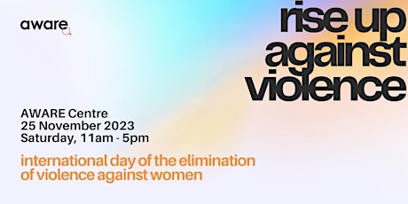 Rise Up Against Violence primary image