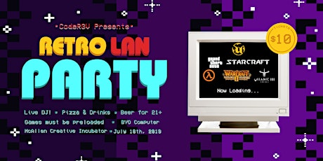 The CodeRGV Retro LAN Party!  primary image