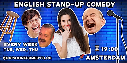 Imagem principal de Dope Comedy Night: English Stand-up Comedy