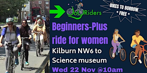 JoyRiders Beginners Plus Ride: South Kilburn to Science Museum primary image