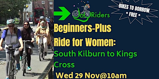 JoyRiders Beginners Plus Ride: South Kilburn to Kings Cross primary image