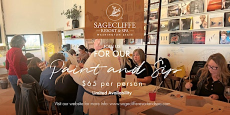 Sagecliffe Resort May: Sip and Paint