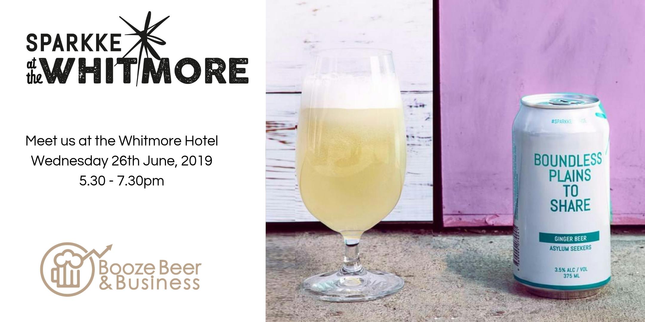 Booze Beer & Business Tasting with Sparkke 