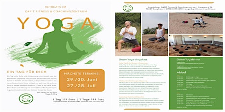 Hauptbild für Yoga Retreat im Q4Fit mit Peggy und Jörg,  HumanTrust von Veit Lindau