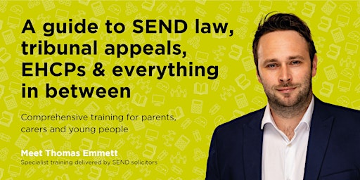 Primaire afbeelding van A guide to SEND law - 2 day training course - DAY 1