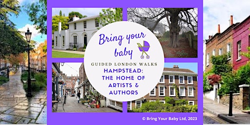 BRING YOUR BABY GUIDED LONDON WALK: "Hampstead: Home of Artists & Authors" primary image