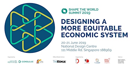 Shape The World Summit 2019 - Designing a More Equitable Economic System primary image