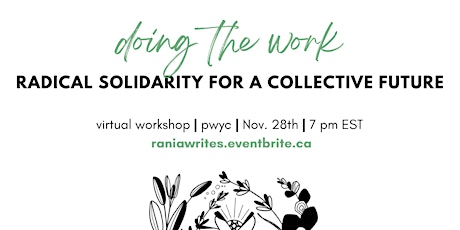 Doing the Work: Radical Solidarity for a Collective Future primary image