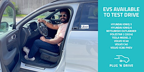 Plug'n Drive EV Test Drive Event for Drivers on the Uber Platform