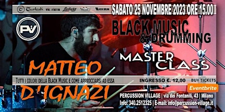 MATTEO D'IGNAZI  - Black Music & Drumming primary image