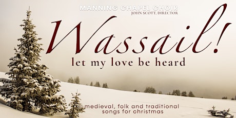 Imagen principal de Wassail! Medieval, Folk, and Traditional Songs For Christmas - 8:00pm
