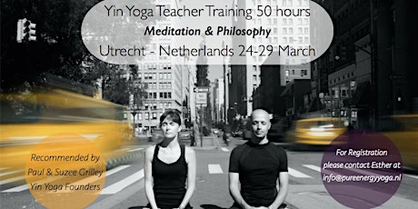 Primaire afbeelding van Yin Yoga Training Meditation & Philosophy module with Sebastian Pucelle (50h YA)