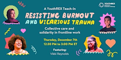 Resisting Burnout and Vicarious Trauma: Collective Care and Solidarity primary image