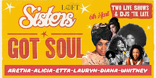 Imagem principal do evento Sisters got Soul - female soul music performed by Gaia Jeannot + band
