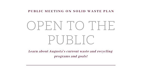 Public Meeting on Solid Waste Plan primary image