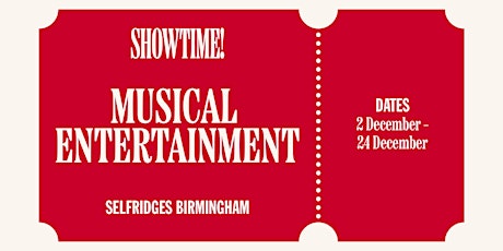 [NB] Musical Entertainment at Selfridges Birmingham primary image