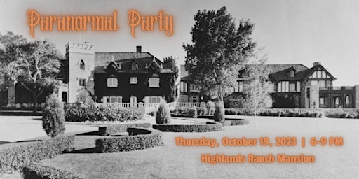 Imagem principal do evento Paranormal Party