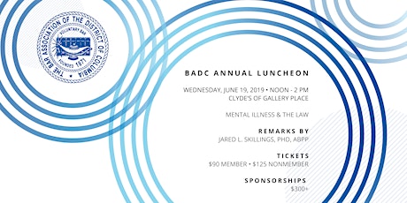 Primaire afbeelding van BADC Annual Luncheon 2019