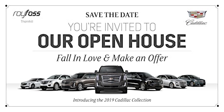 The Roy Foss Cadillac Open House Event primary image