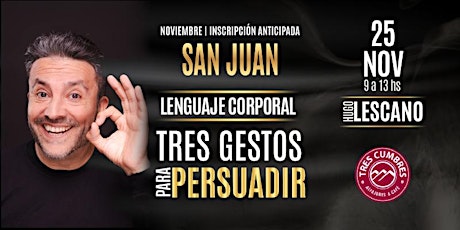 Imagen principal de "El Secreto de los 3 Gestos para Persuadir", San Juan