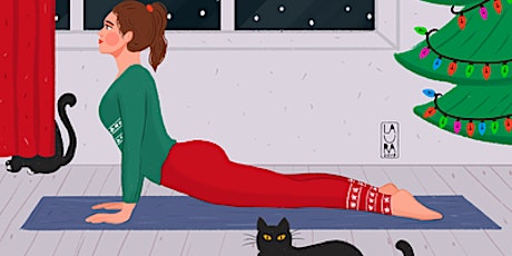 Christmas Cat Yoga primary image