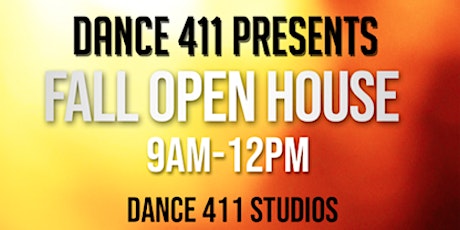 Dance 411: 2019 Fall Open House & Open House Week  primary image