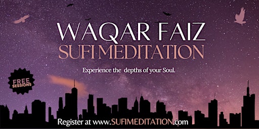 Imagem principal do evento Waqar Faiz Sufi Meditation DMV