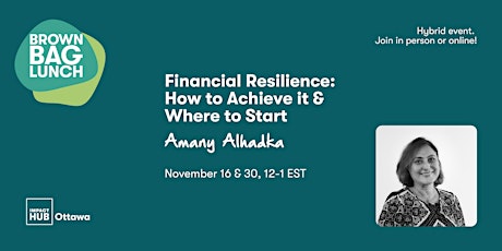 Imagen principal de Financial Resilience:  How to Achieve it & Where to Start