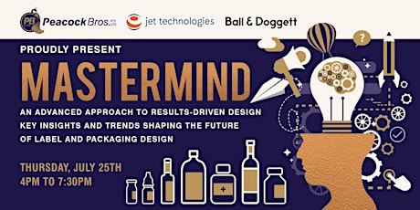 Mastermind Event - Proudly presented by Peacock Bros., Jet Technologies and Ball&Doggett primary image