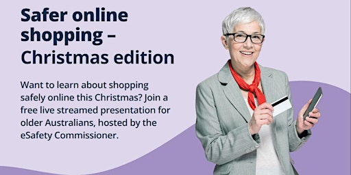 Safer Online shopping Christmas edition Be Connected Woodcroft Library primary image