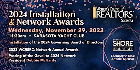 2024 Installation Luncheon and 2023 Network Awards primary image
